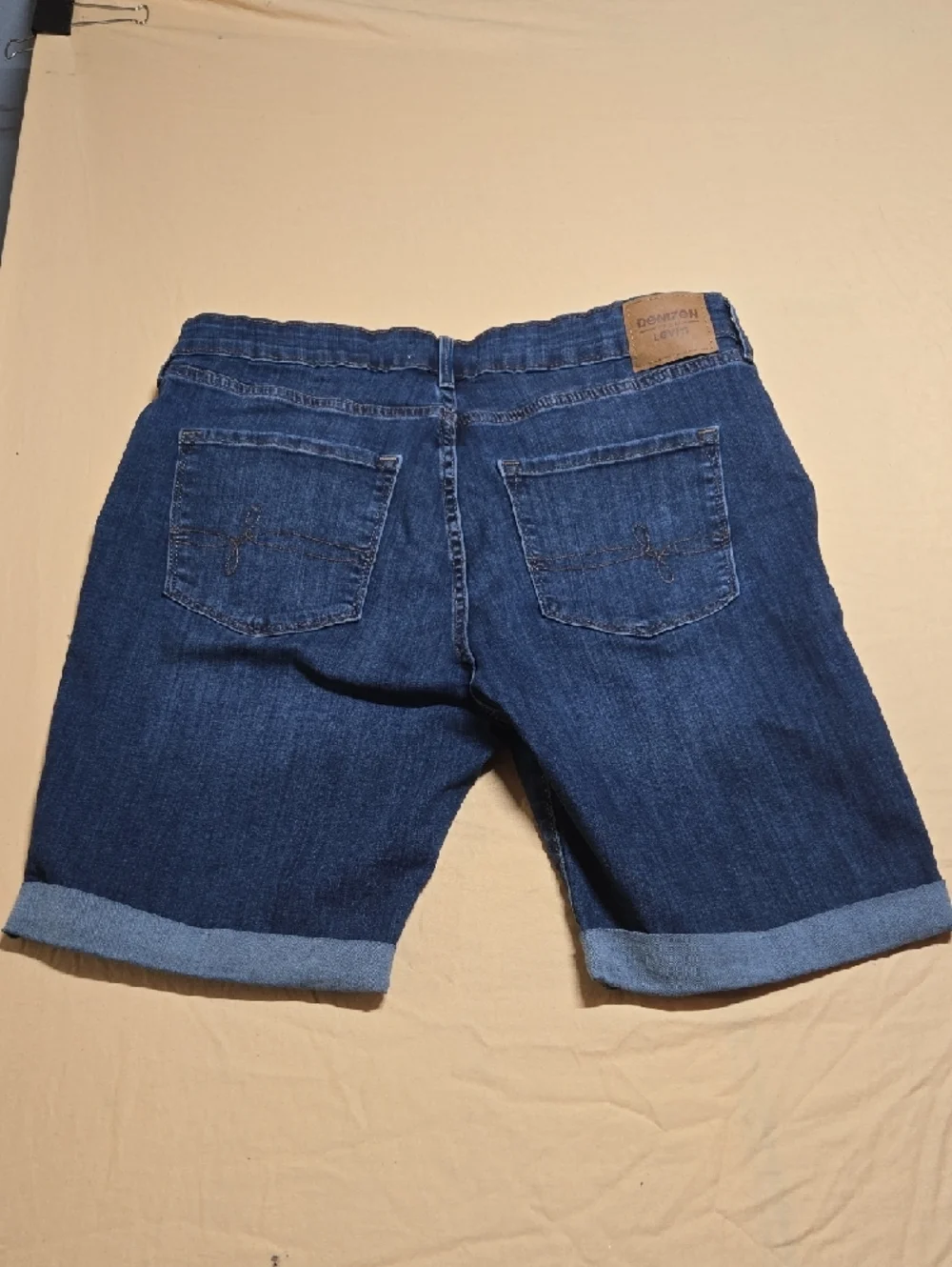 ♡Denizen from Levi's Dark Blue Denim Bermuda Shorts Size 14